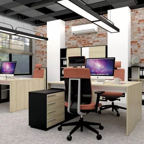Commercial interior design with 3D furniture configurator