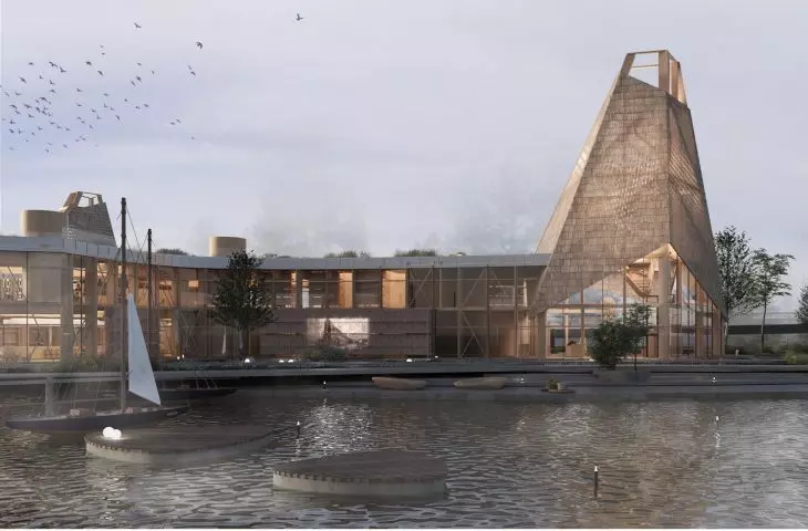 Award-winning brine graduation tower in Kolobrzeg