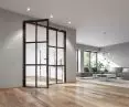 Steel loft door, 2 leaf with optional rungs