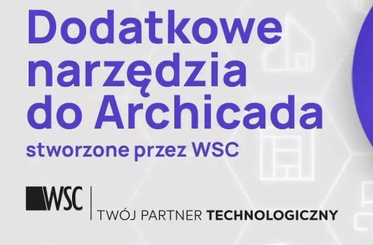 Archicad and additional Archiclub tools from WSC - the optimal design kit