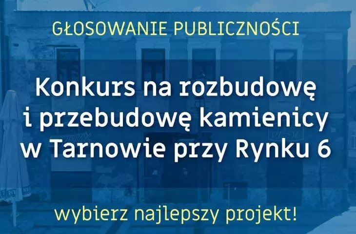 Choose the People's Choice Award in the competition for the extension and reconstruction of a tenement house in Tarnow!