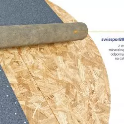 Membrana w wersji pokrytej mineralną posypką gruboziarnistą na całej szerokości