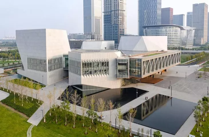 Tianjin Juilliard School - where architecture plays to the rhythm of music and nature