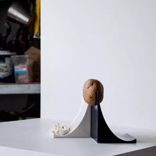 Potato on a pedestal in School of Form students' projects