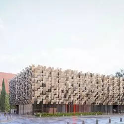 konkursowy projekt przebudowy i rozbudowy Muzeum Architektury we Wrocławiu
