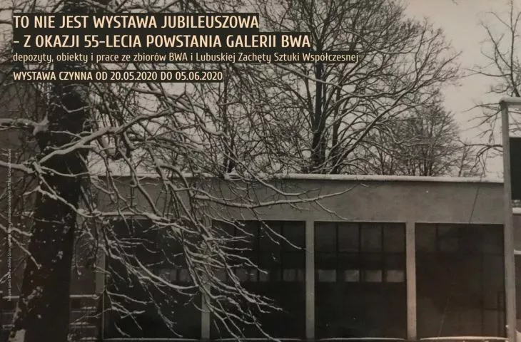 Na zdjęciu budynek BWA w Zielonej Górze, widok od strony południowo-zachodniej, 1979