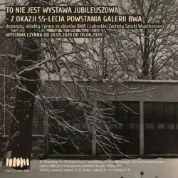 Na zdjęciu budynek BWA w Zielonej Górze, widok od strony południowo-zachodniej, 1979
