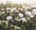 Competition work for the development of an urban-architectural concept for the development of the area of the former Unit D in Legnica