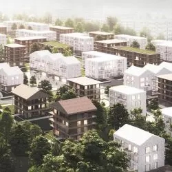 Praca konkursowa na opracowanie koncepcji urbanistyczno-architektonicznej zagospodarowania terenu dawnej jednostki D w Legnicy