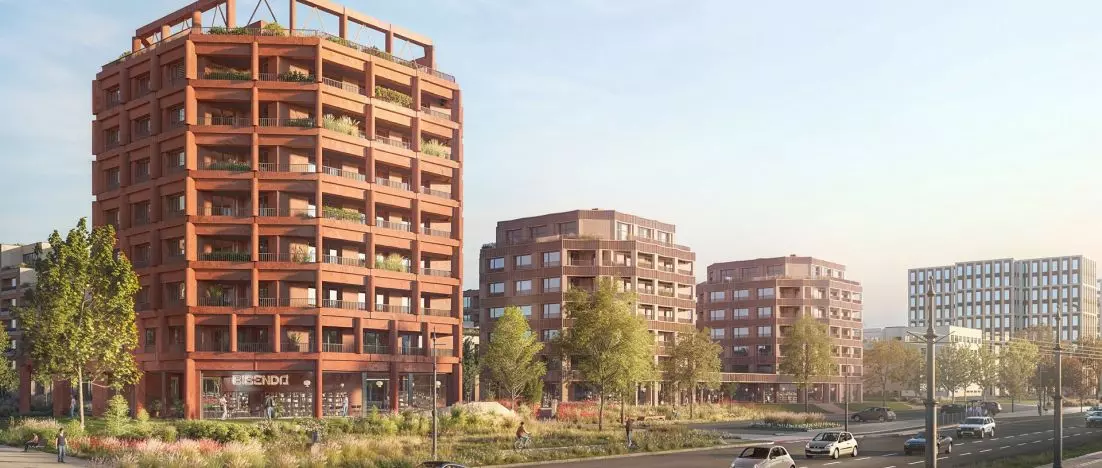 Three towers on Pilsudski Street in Lodz. Will the unusual design be enough to convince the councilors?zarno see it