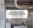 Acoustics, ceilings and wall coverings - trends 2025