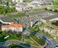 New shopping center on the site of a former steel mill in Siemianowice Slaskie