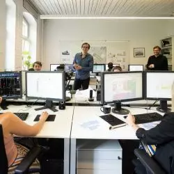 wnętrze pracowni Konior Studio w Katowicach