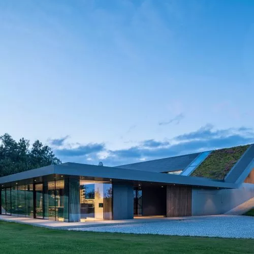 House in Warmia. Green Line from Mobius Architects