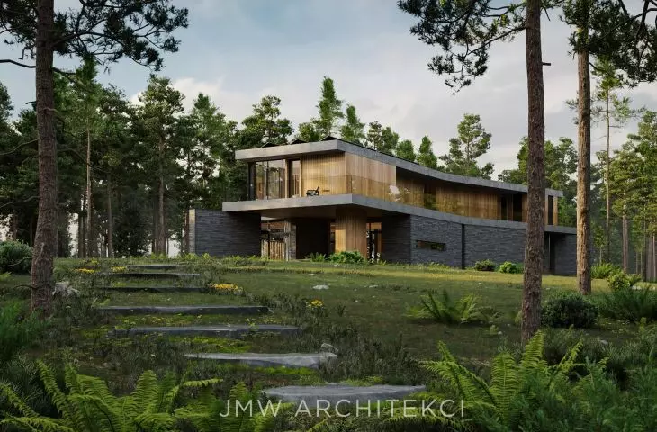 Projekt domu letniego od pracowni JMW Architekci