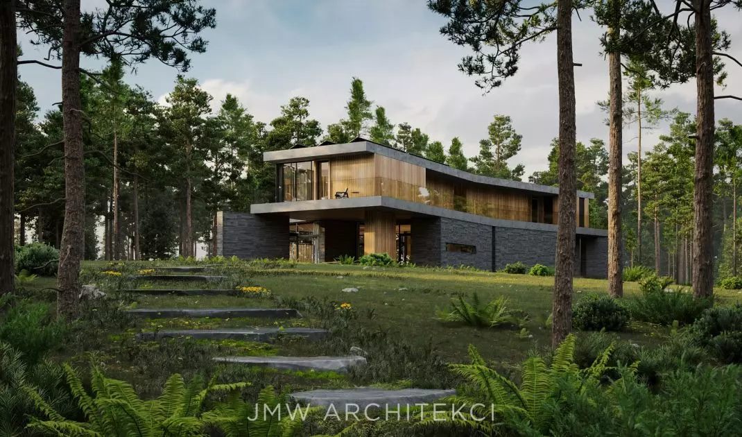Projekt domu letniego od pracowni JMW Architekci