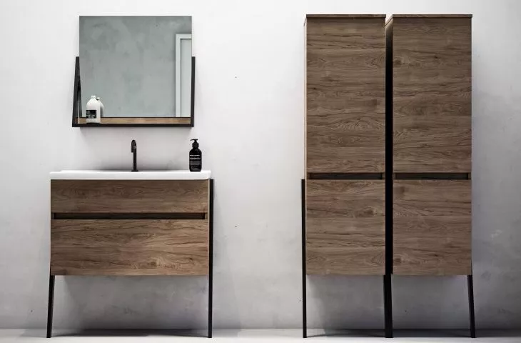 Op-Arty bathroom furniture collection