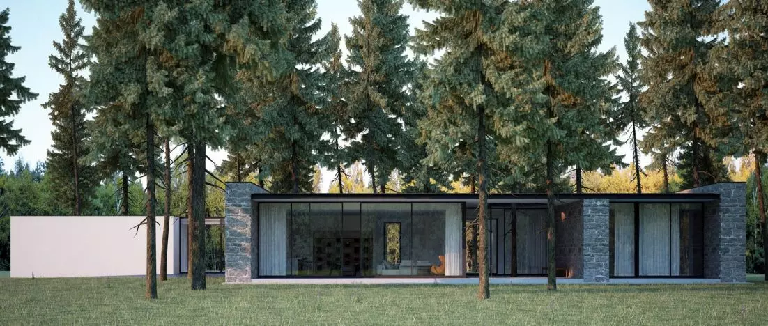 Willa Leśna: wymarzony dom w sercu lasu od si:ti studio