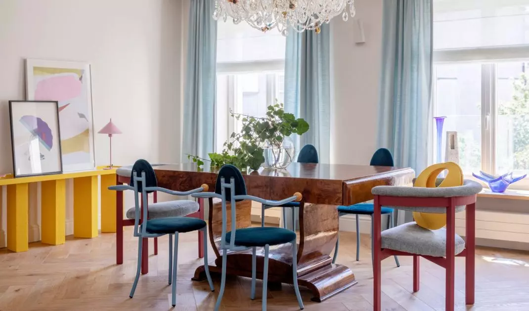 150-square-meter apartment in the center of Warsaw