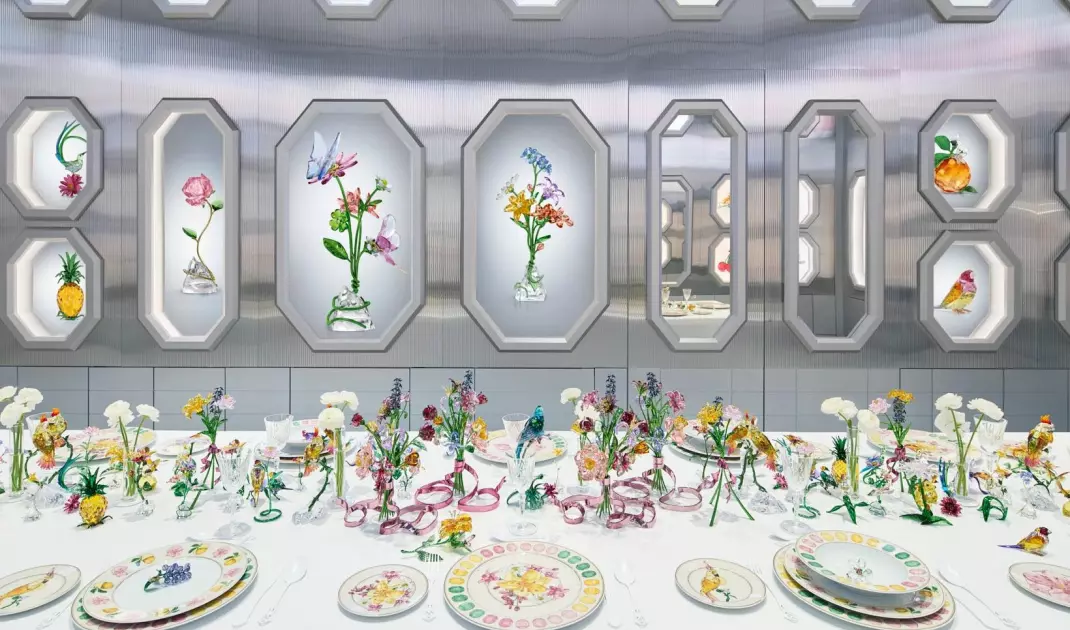 Prezentacja kolekcji Swarovski x Rosenthal podczas Tygodnia Designu w Mediolanie