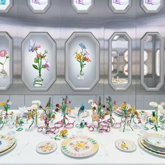 Prezentacja kolekcji Swarovski x Rosenthal podczas Tygodnia Designu w Mediolanie