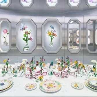 Prezentacja kolekcji Swarovski x Rosenthal podczas Tygodnia Designu w Mediolanie