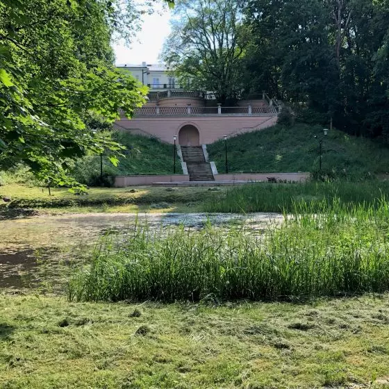 Ogród Włoski na tyłach Pałacu Krasińskich 