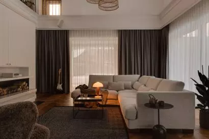 Wnętrze domu na obrzeżach Łodzi