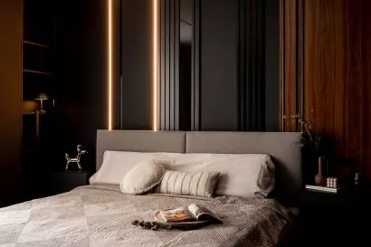 Czarny apartament przy Łazienkach Królewskich