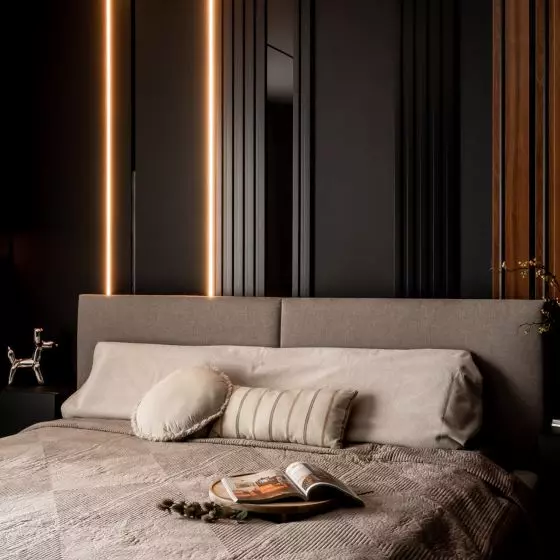 Czarny apartament przy Łazienkach Królewskich