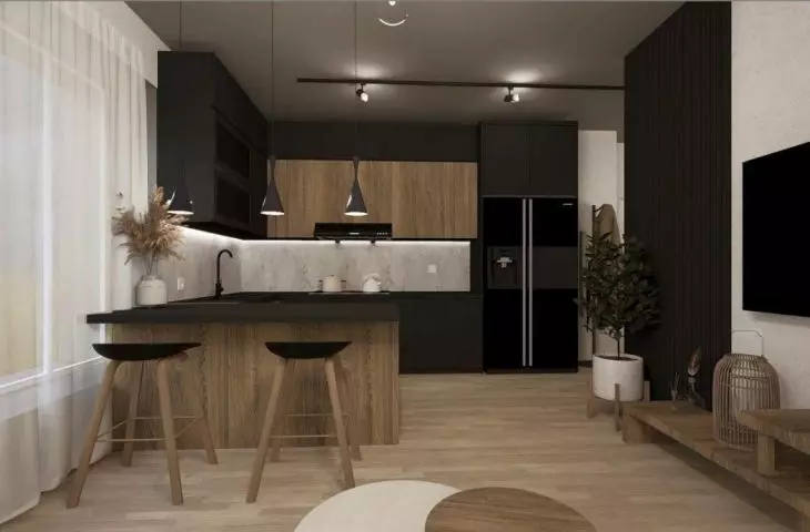 Interior of an old Krakow townhouse - soft and elegant at the same time