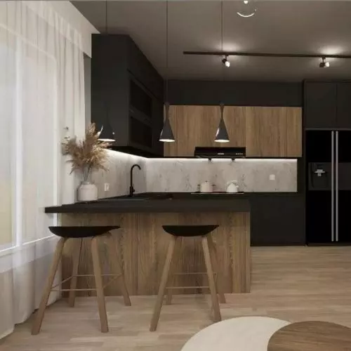 Interior of an old Krakow townhouse - soft and elegant at the same time