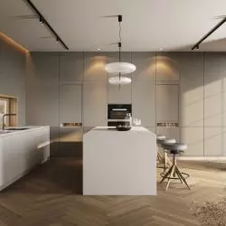Odkryj fronty meblove RAUVISIO cube z warstwą dekoracyjną wykonaną z betonu!