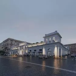 Rewitalizacja rzymskiego Mercato dell'Unità (wizualizacja)