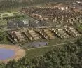 Koncepcja urbanistyczna osiedla mieszkaniowego niskiej intensywnej zabudowy z usługami w Bydgoszczy