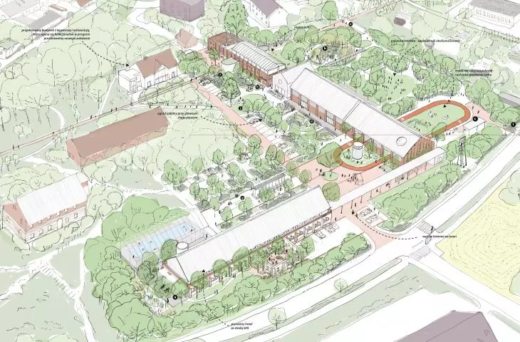 Konkurs na opracowanie koncepcji urbanistyczno-architektonicznej przedsięwzięcia „Zagospodarowanie terenu po byłym PGR w Woźnikach”