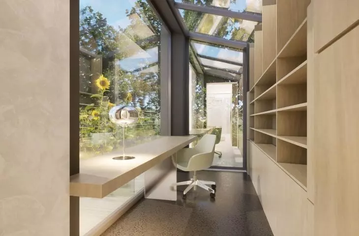 Shared home, separate worlds. An interior designed to live together