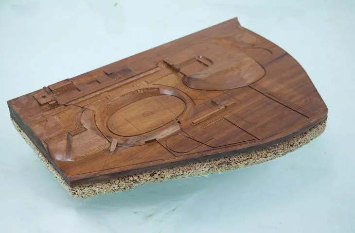 Model układu przestrzennego i hydrogeologicznego kompleksu Warszawianka w 1972 roku.