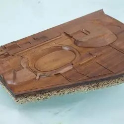Model układu przestrzennego i hydrogeologicznego kompleksu Warszawianka w 1972 roku.