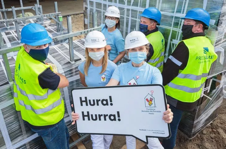 Press Glass i Guardian Glass wspierają budowę drugiego polskiego Domu Fundacji Ronalda McDonalda