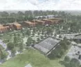 Urban planning and architectural concept of a residential and commercial development complex between Kujawska and Pszczyna Streets in Gliwice.