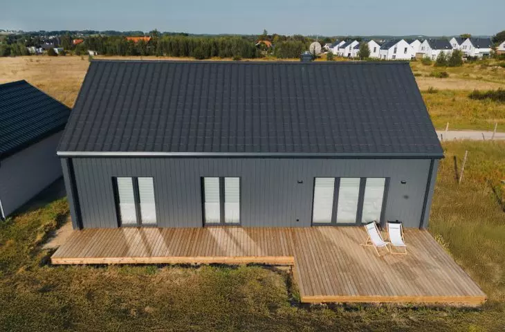 Modern facade for ecological frame house - Cedral as a durable and aesthetic solution