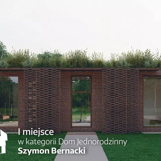 I nagroda w kategorii Dom jednorodzinny, proj.: Szymon Bernacki