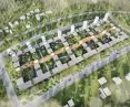 Concept of multi-family residential development in Olkusz