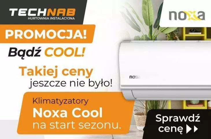 Klimatyzatory NOXA COOL 2,5 kW i 3,5 kW w wyjątkowo niskich cenach