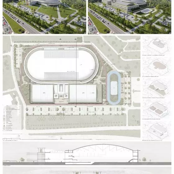Wyróżnienie II stopnia, proj.: Bujnowski Architekci