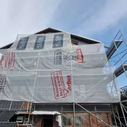 Przykład ocieplenia z 12 cm płyt Fasady GRAFIT, zdjęcia D. Gumiński, Verdam