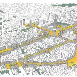 Nowe Centrum Warszawy; granice