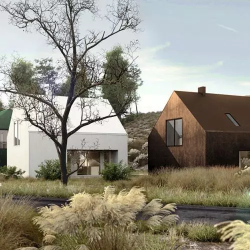 Dom w kolorze projektu Pracowni Architektury Głowacki PAG