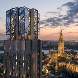 Wieżowiec Boerentoren w Antwerpii